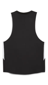 Puma cross the line running singlet 3.0 in black and white - Back View