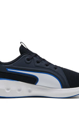Puma SOFTRIDE carson knit running shoes in carson knit new navy and vivid blue - Side View 03