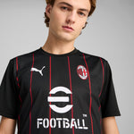 Puma AC Milan pre-match jersey in black and for all time red - Model Shot 02