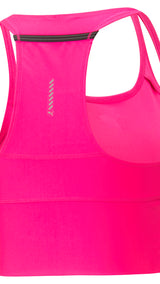 Puma running run ultraform cropped tank top in pink - Back View