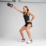 Puma tad essentials racerback tank in black - Model Shot 03