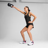 Puma tad essentials racerback tank in black - Model Shot 03