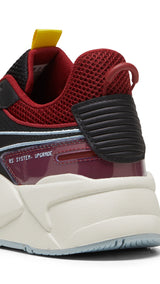 Puma scuderia Ferrari RS-X sneakers in black and intense red - Back View
