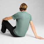 PUMA ESSENTIALS ELEVATED tee in green moon - green moon