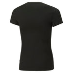 Puma essentials+ logo tee youth in purple - Back View