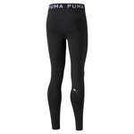 Puma training formknit seamless long tights in black - Back View