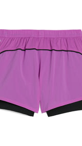 Puma VELOCITY 2in1 3" running shorts in wild berry - Back View