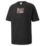 Puma downtown graphic men's tee in black - Front View