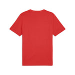 Puma graphics icon tee in red fire - Back View