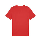 Puma graphics icon tee in red fire - Back View
