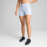 Puma lace high-waisted 5" short tights in cool weather - Model Shot 01