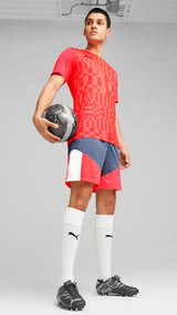 Puma football attacanto fg/ag boots in black - Model Shot 02