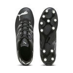 Puma football attacanto fg/ag boots in black - Side View 02