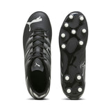 Puma football attacanto fg/ag boots in black - Side View 02