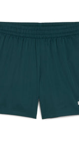 PUMA ESSENTIALS tape woven 5" shorts - green terrain