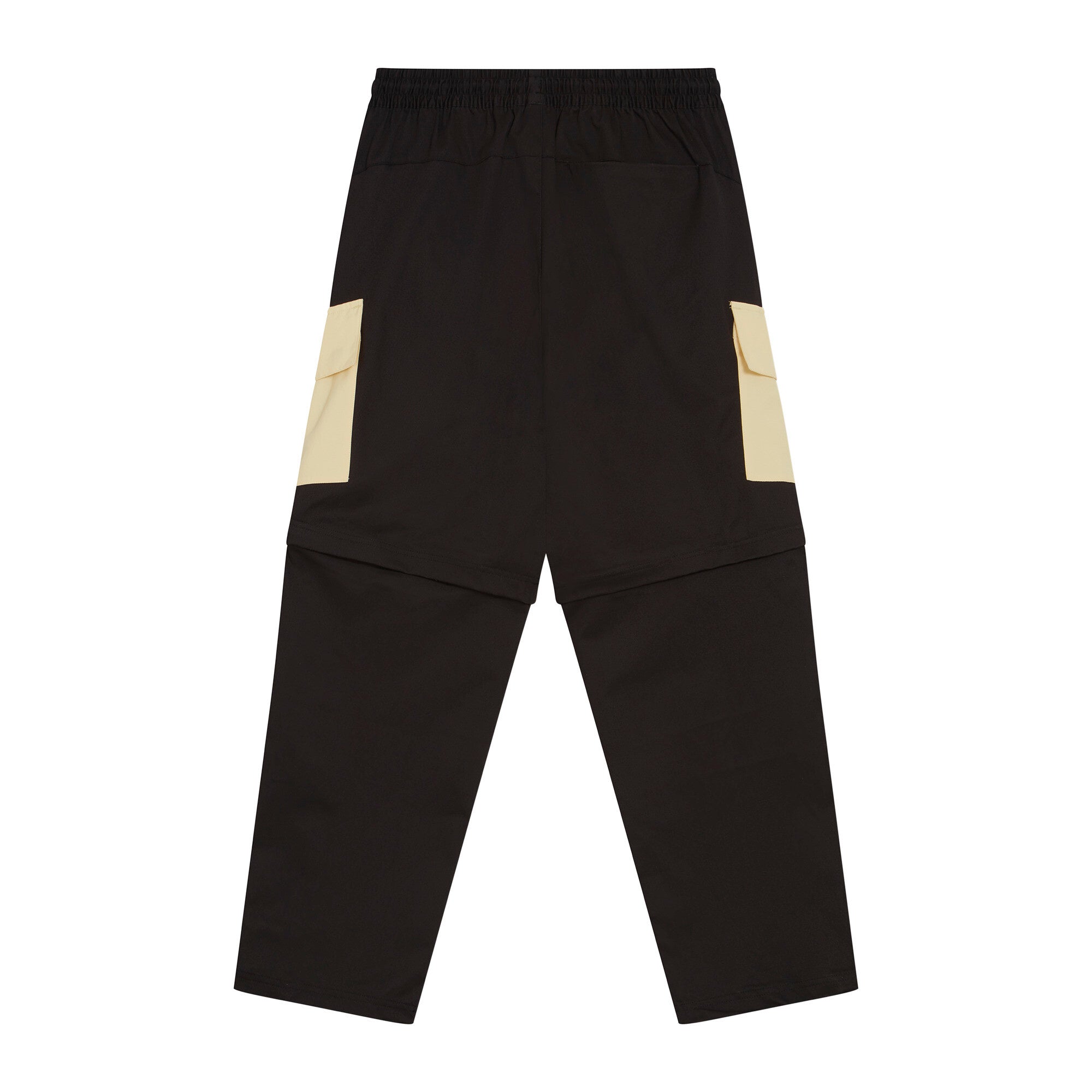 Puma X davido woven cargo pants in color PUMA Black - Back View