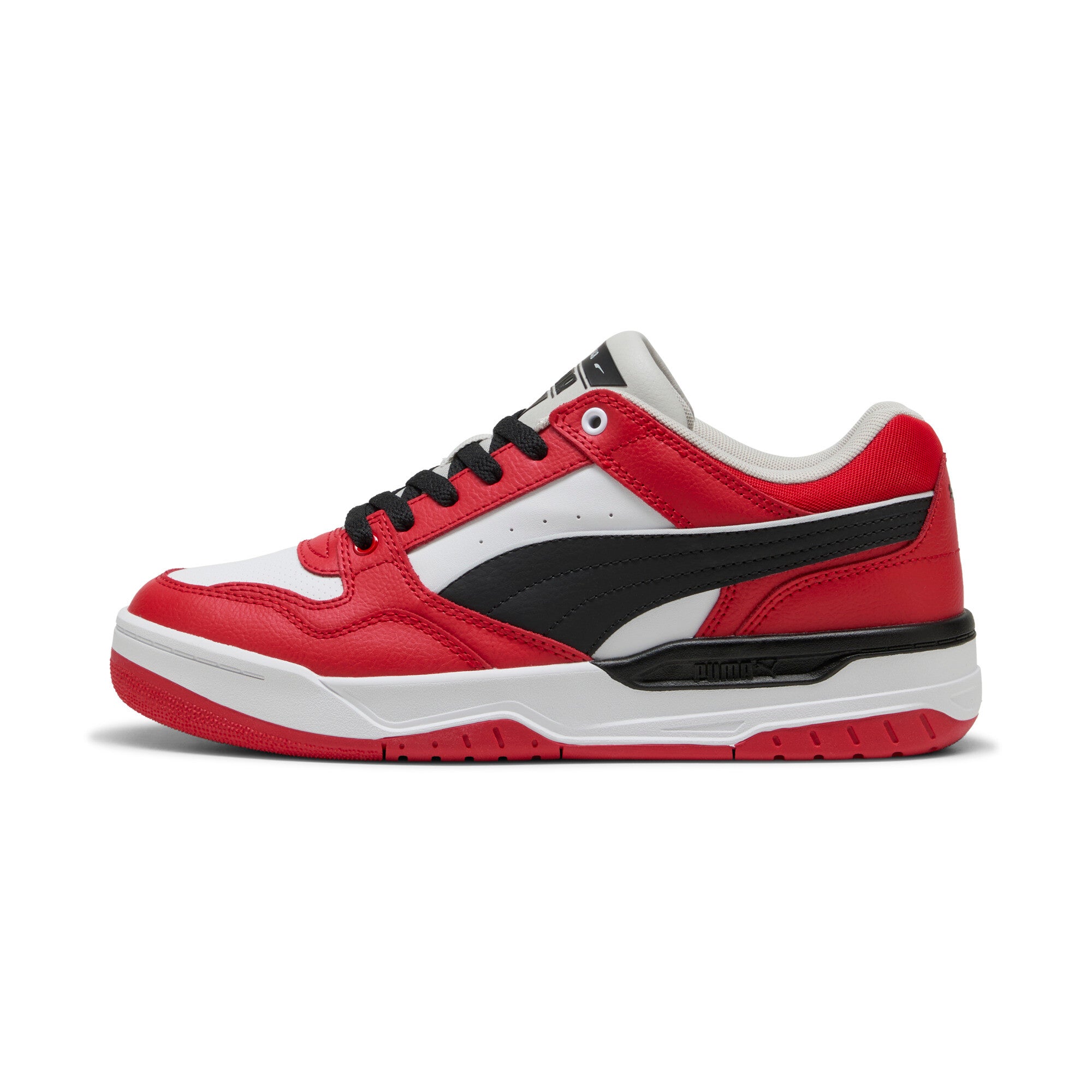 Puma rebound retro sneakers in black and for all time red - Side View 01