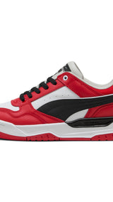 Puma rebound retro sneakers in black and for all time red - Side View 01