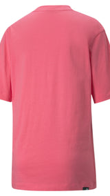 Puma brand love relaxed tee in white - Back View