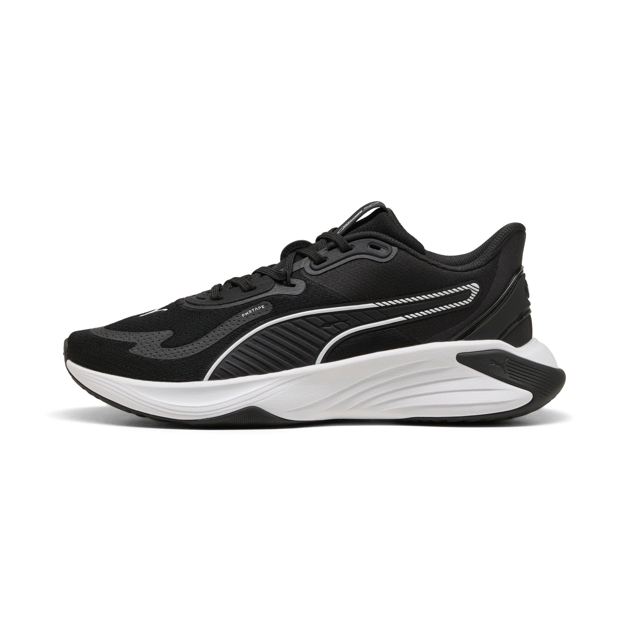 Puma training pwr hybrid shoes in black - Side View 01