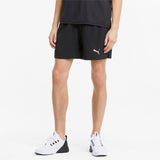 Puma favourite woven 7" session men's running shorts in black - Model Shot 01