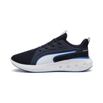 Puma SOFTRIDE carson knit running shoes in carson knit new navy and vivid blue - Side View 01