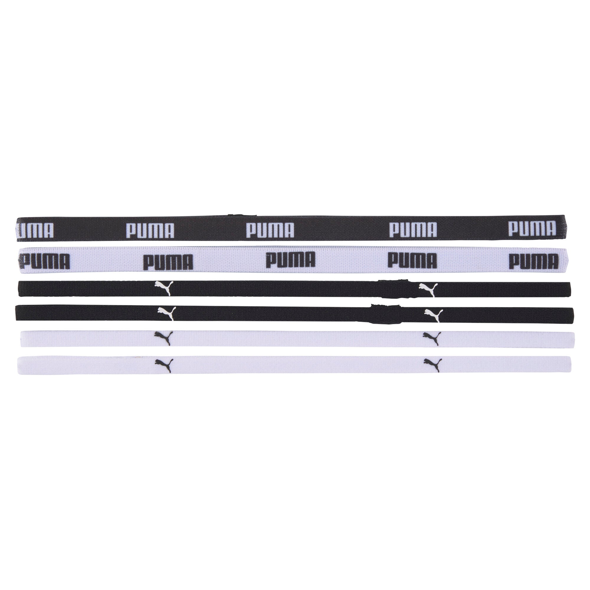 PUMA training women's sportbands 6 pack in black and white