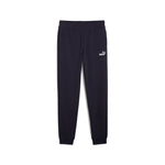 Puma essentials no. 1 logo sweatpants in new navy - Front View