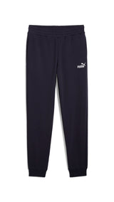 Puma essentials no. 1 logo sweatpants in new navy - Front View