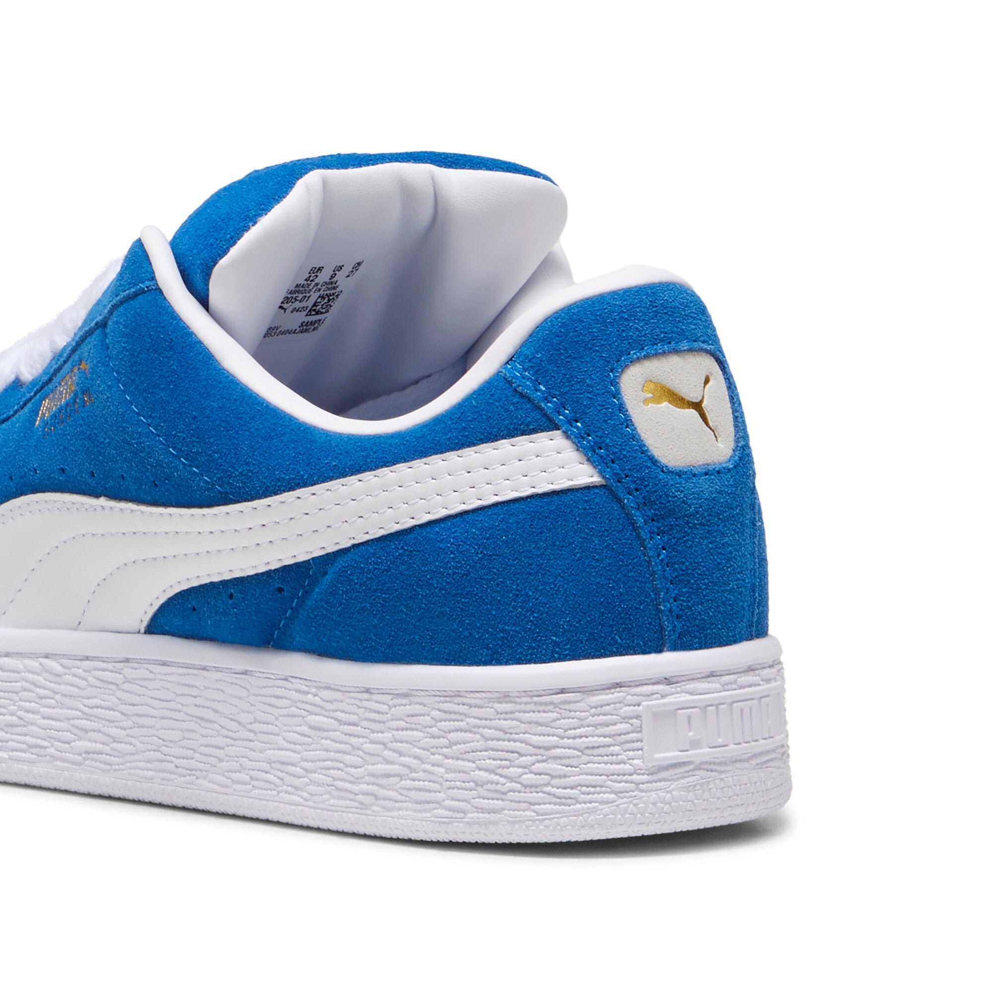 Puma suede xl sneakers in blue - Back View
