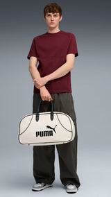 PUMA PUMATECH tee in dusky gray - ruby shimmer