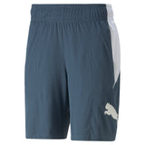 Puma training favourite cat knit 8" shorts in gray - Front View