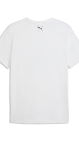 PUMA graphics training tee men (528531) in white — back view