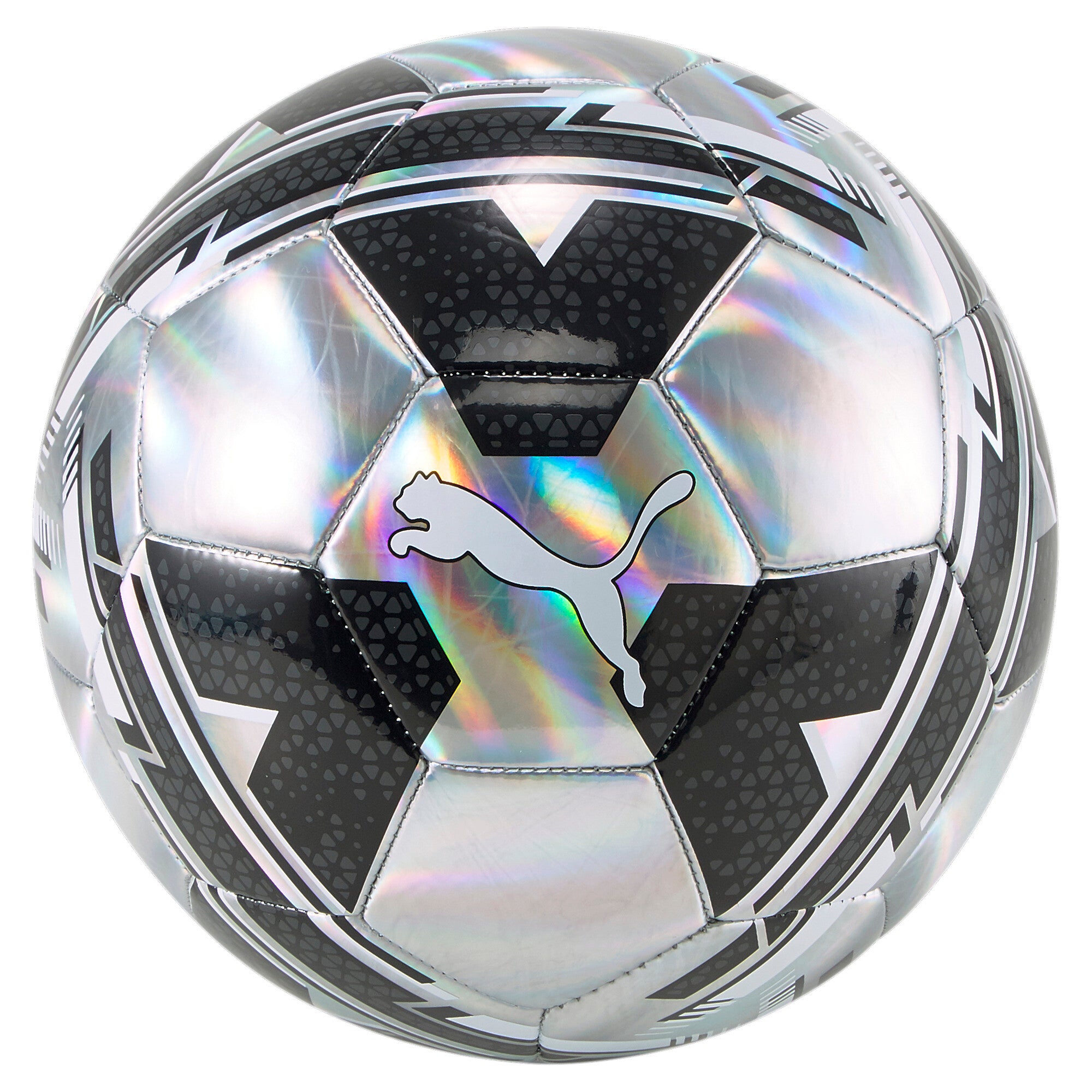 Puma cage ball -silver-pu in orange - Front View
