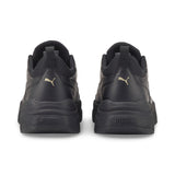 Puma cassia SL trainers in black - Back View