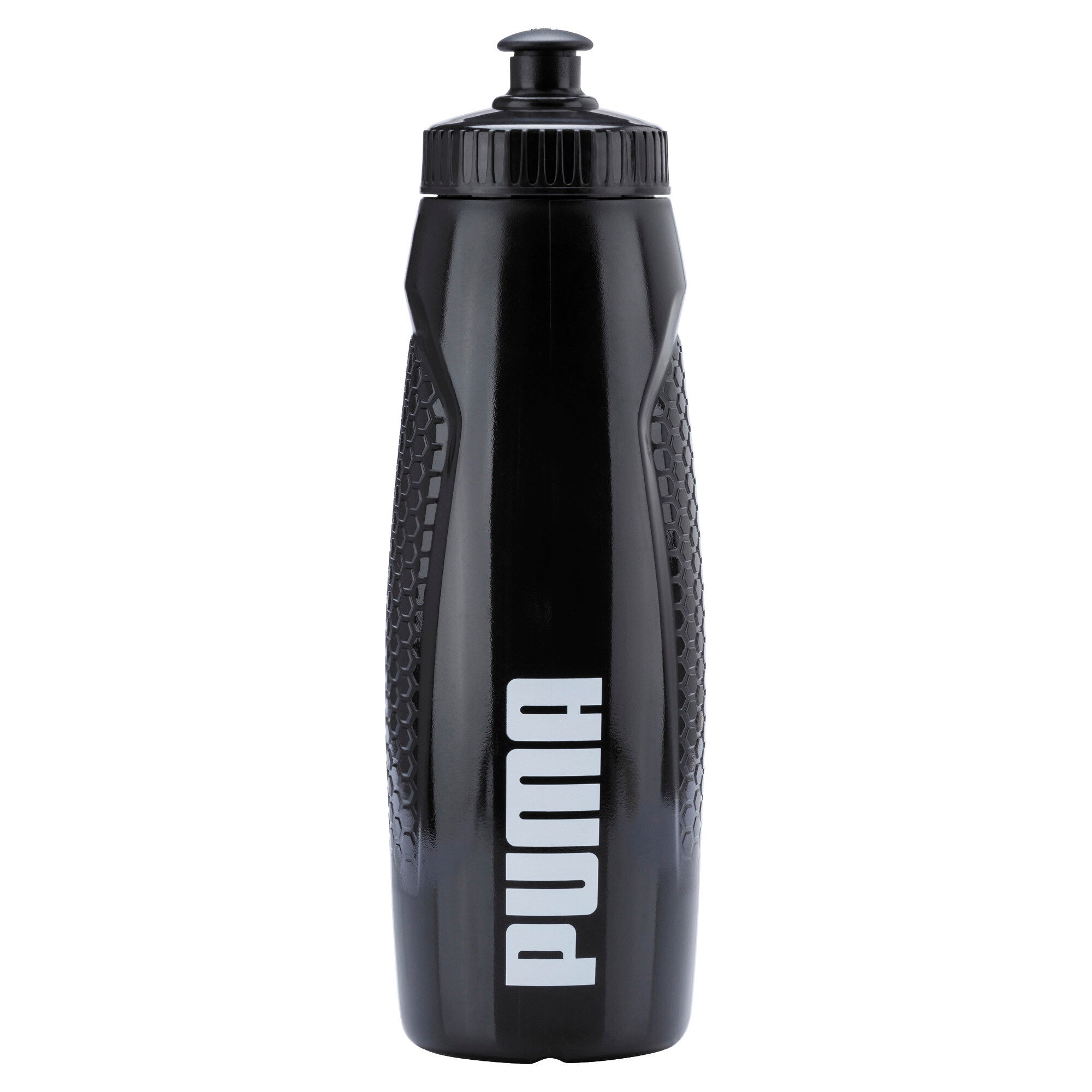 Puma TR core waterbottle in black - Front View