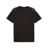 Puma teamULTIMATE football jersey in black and white - Back View