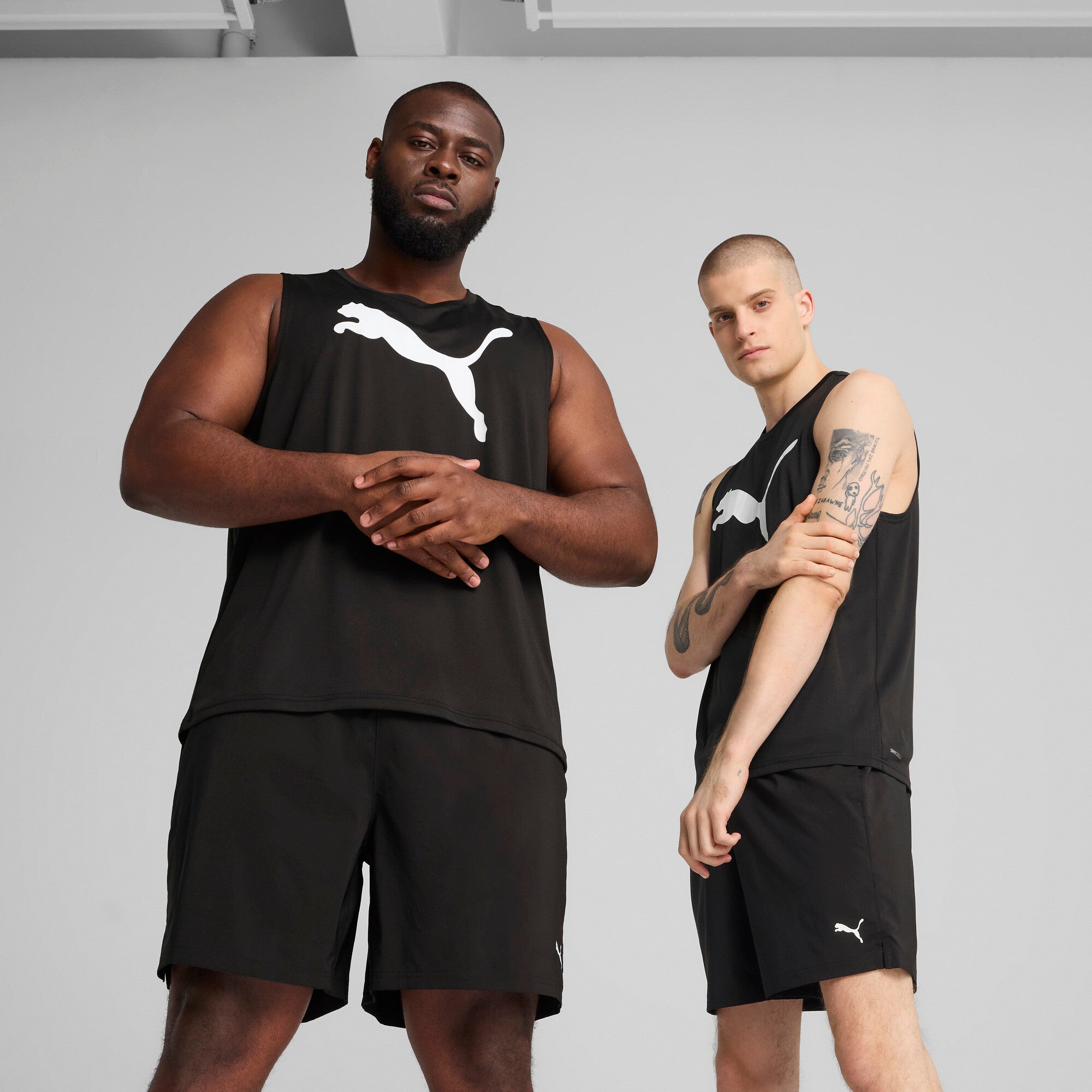 PUMA TAD ESSENTIALS sleeveless tank men in black