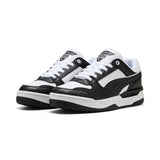 Puma rebound retro sneakers in white and black - Front View