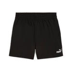PUMA ESSENTIALS tape woven 5" shorts - black