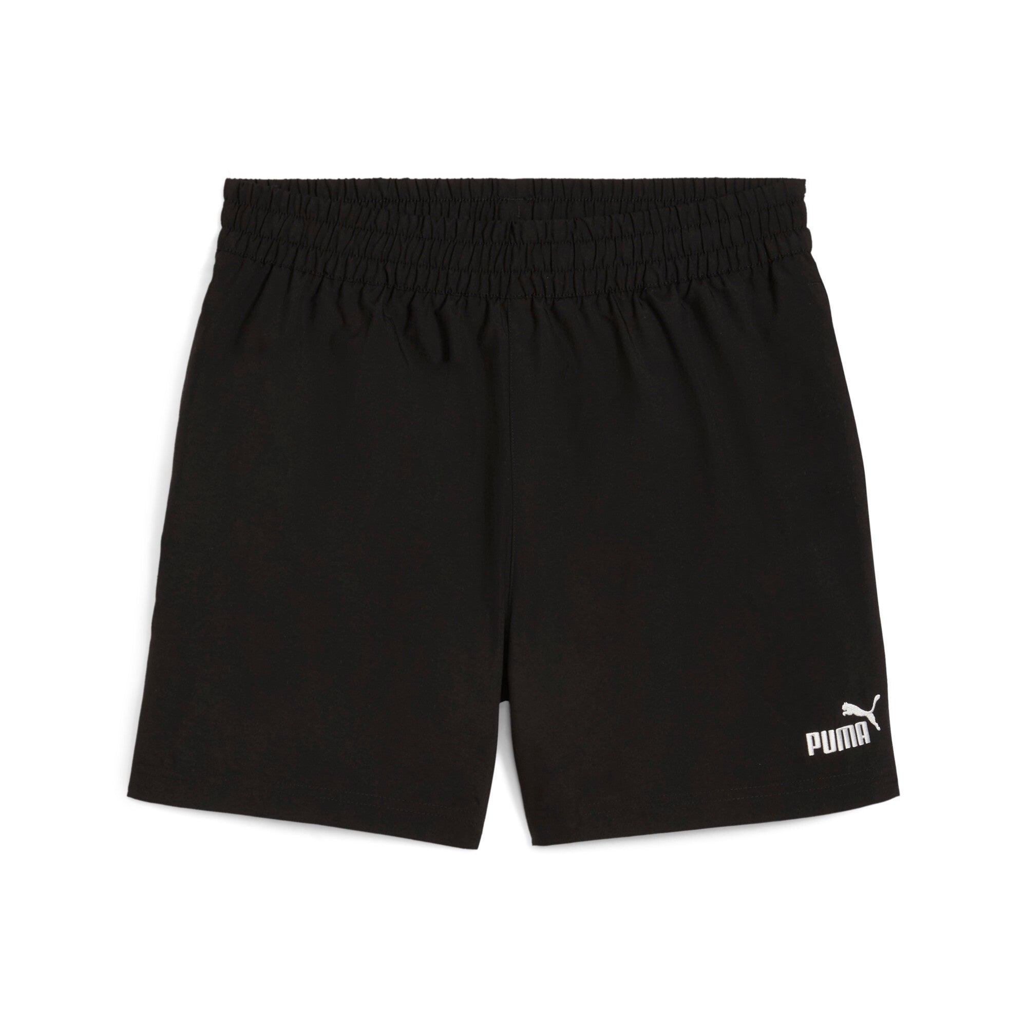 PUMA ESSENTIALS tape woven 5" shorts - black