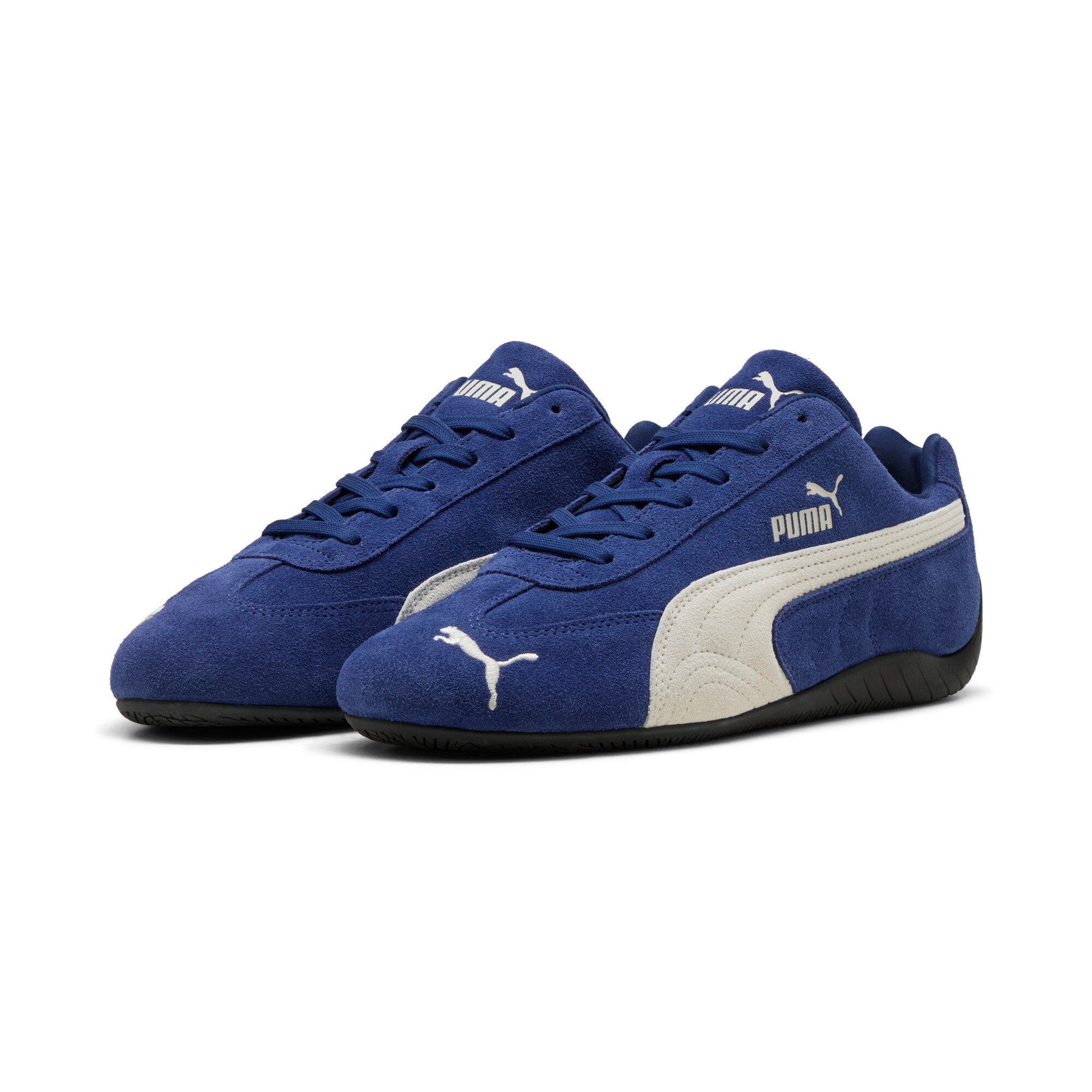 PUMA Speedcat OG sneakers in blue and black — front view