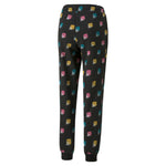 Puma brand love printed sweatpants women in black - Back View