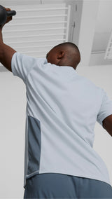 Puma running favourite short sleeve tee in gray - Model Shot 03