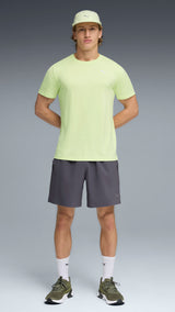 PUMA train all day essentials texture tee men in apple spritz — model shot 3