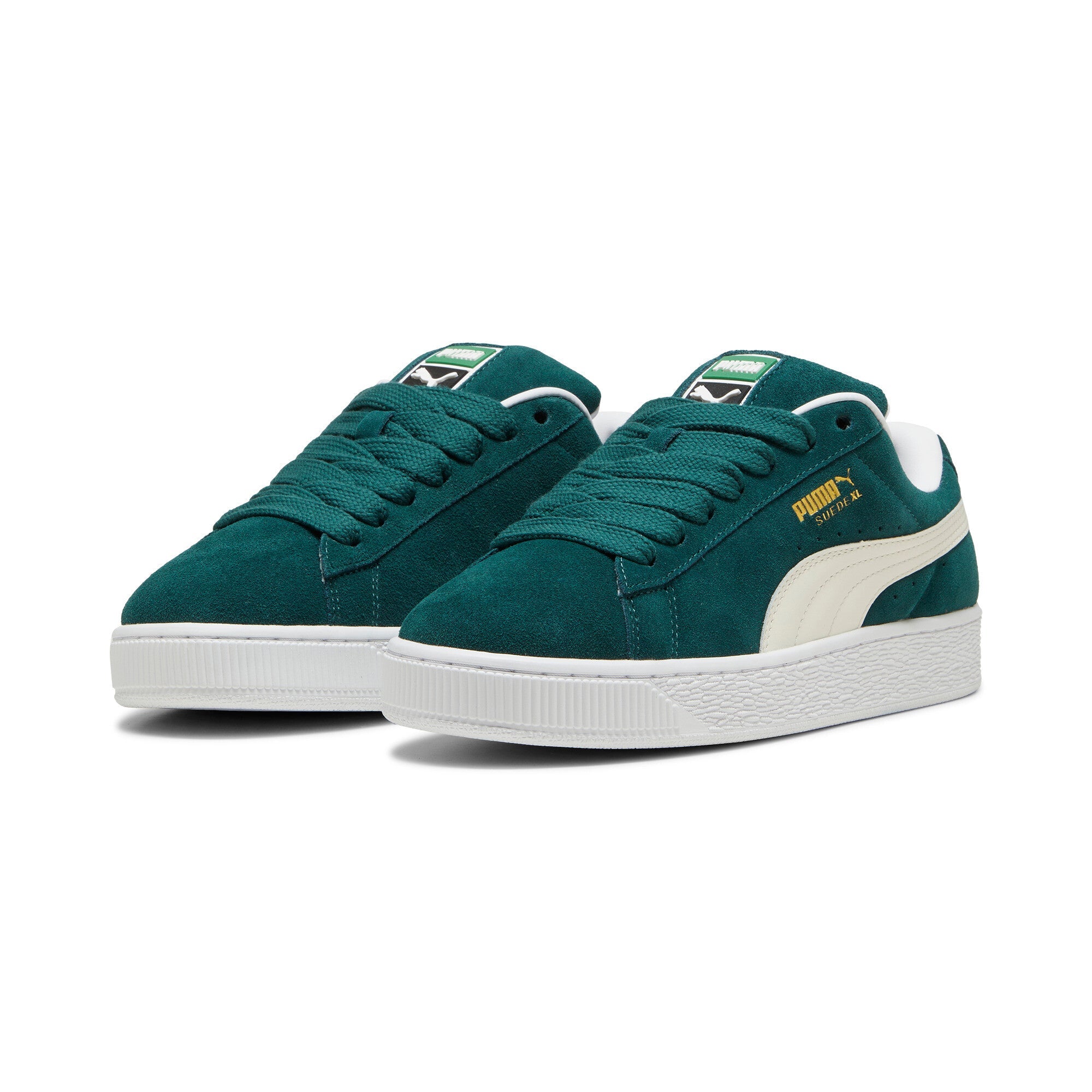 PUMA Suede XL sneakers in alpine snow - dark myrtle