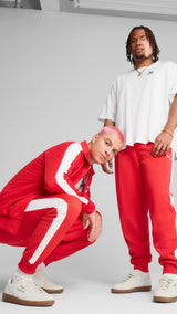 Puma T7 always on track pants in for all time red - Model Shot 01