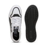 Puma court classic street sneakers in white and black - Side View 02