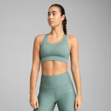 Puma pwrbreathe run bra in green moon - Model Shot 01