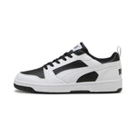 Puma rebound v6 low sneakers in black and white - Side View 01